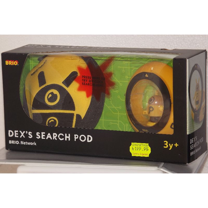 Dexs search pod er fra Brios Networks serie hvor man kan l�re 
noget omkring hvordan en computer virker.Passer til de fleste 
tr� togbaner.