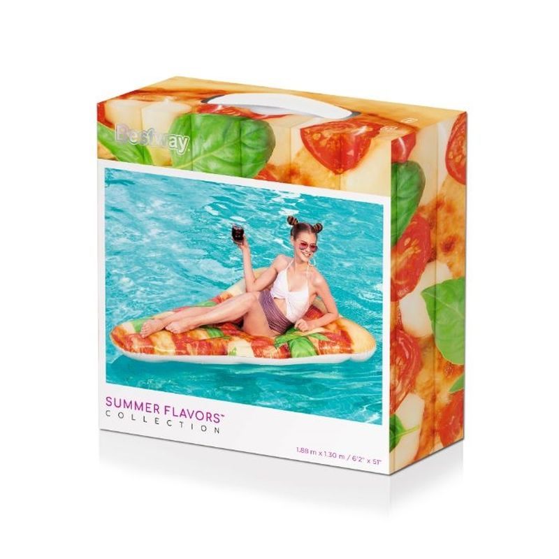 Hvem vil ikke gerne kunne flyde rundt i en pool på et oppustelig stykke pizza imens man ligger og slapper af.