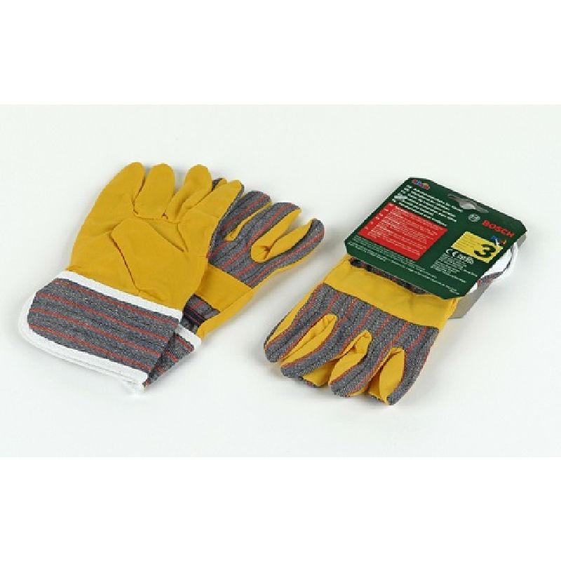 Arbejds handsker til børn fra 3 år. Kan bruges til leg. 
Hjælpe til i haven eller arbejdsmand. Når man skal bygge 
eller havearbejde.
