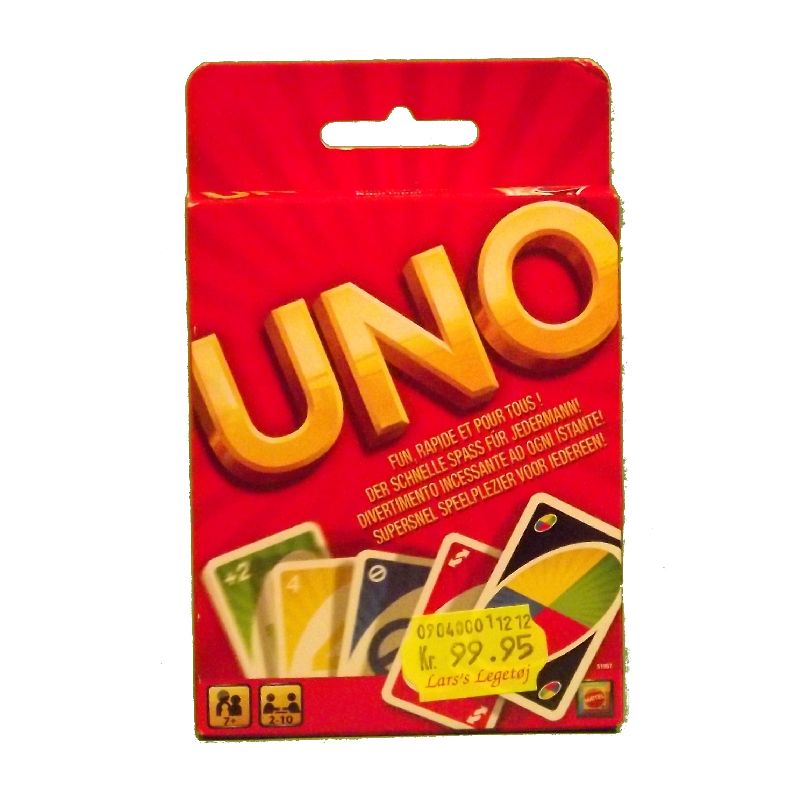 Det klassiske UNO spil hvor det kælder om at komme af med alle sine kort, men pas på for der er kort hvor man skal have sine modstandere tage kort op, vær den første til at komme af med alle sine kort og håb du ikke skal tage flere op.
